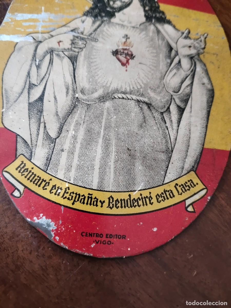 Carteles: Placa para puerta del Coraz&oacute;n de Jes&uacute;s. - Foto 2