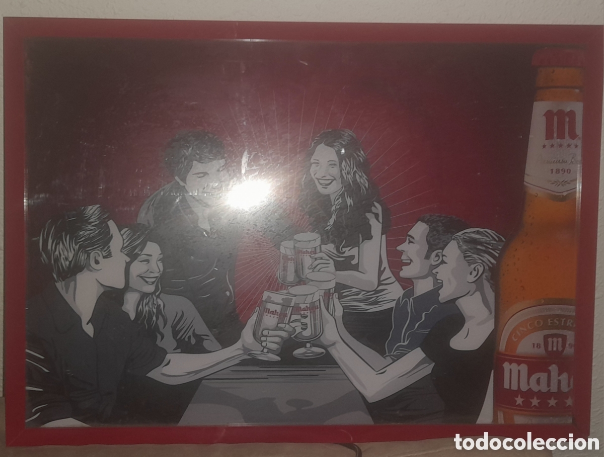 Carteles: Luminoso cerveza mahou - Foto 3