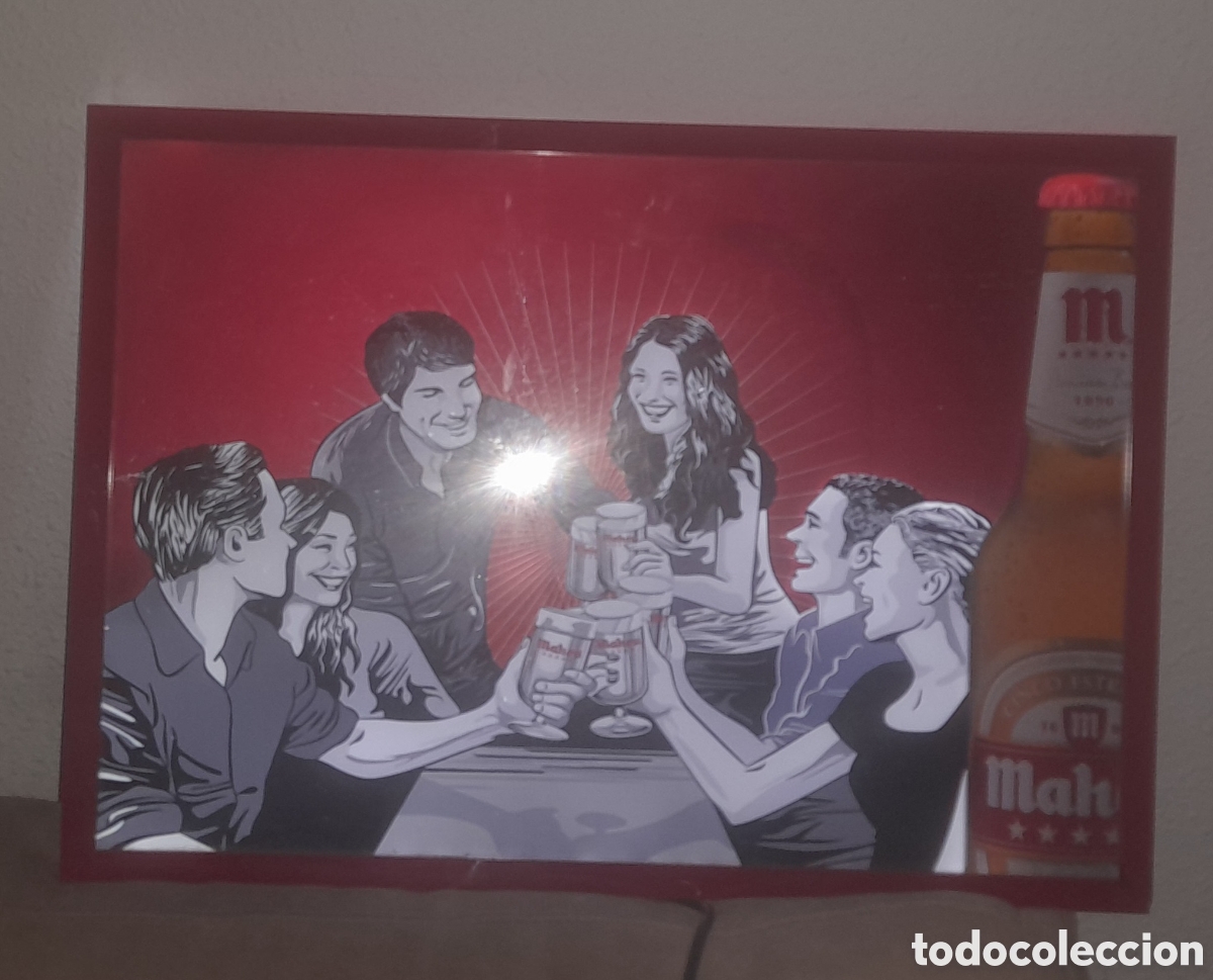 Carteles: Luminoso cerveza mahou - Foto 4