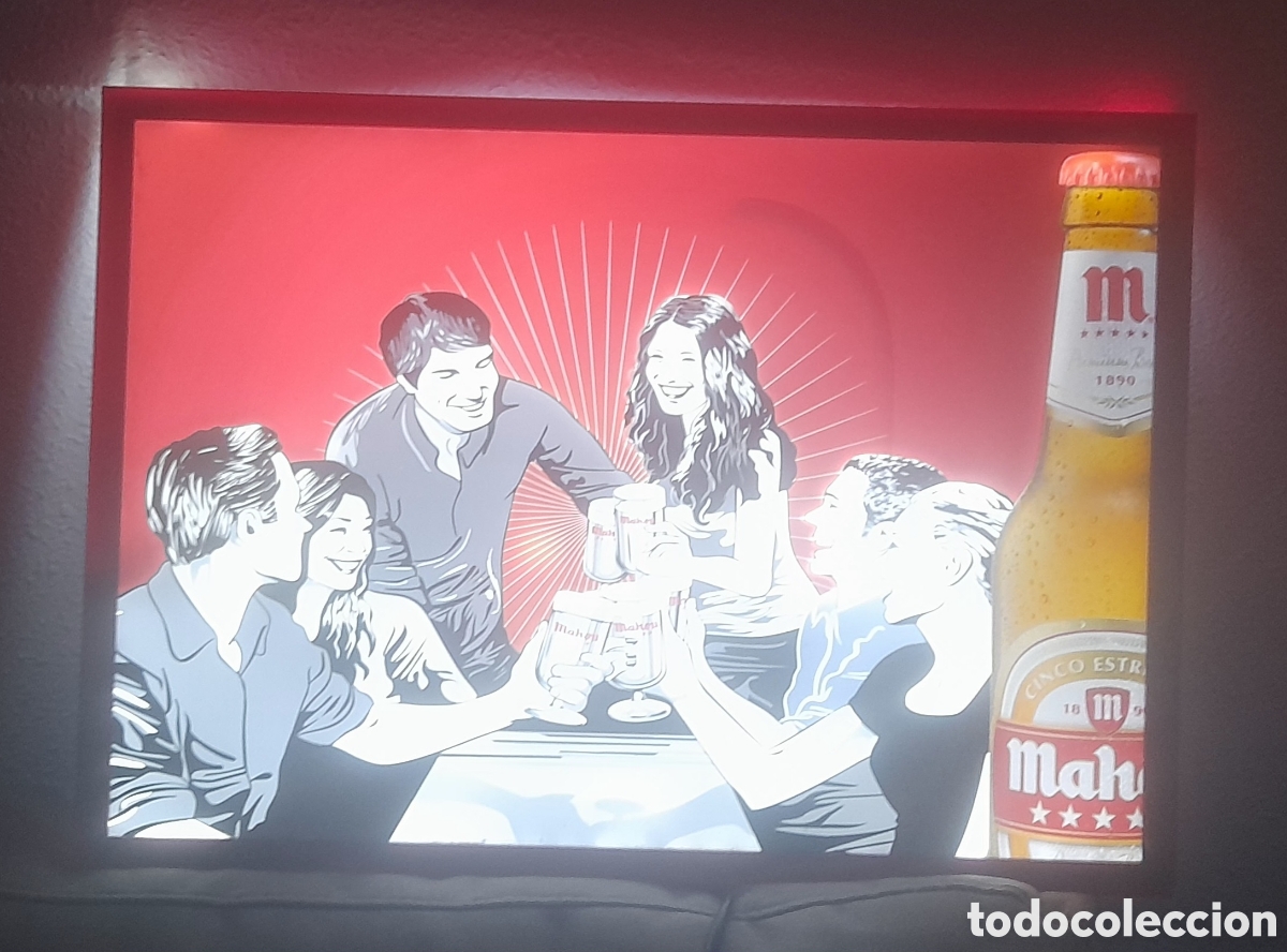 Carteles: Luminoso cerveza mahou - Foto 5