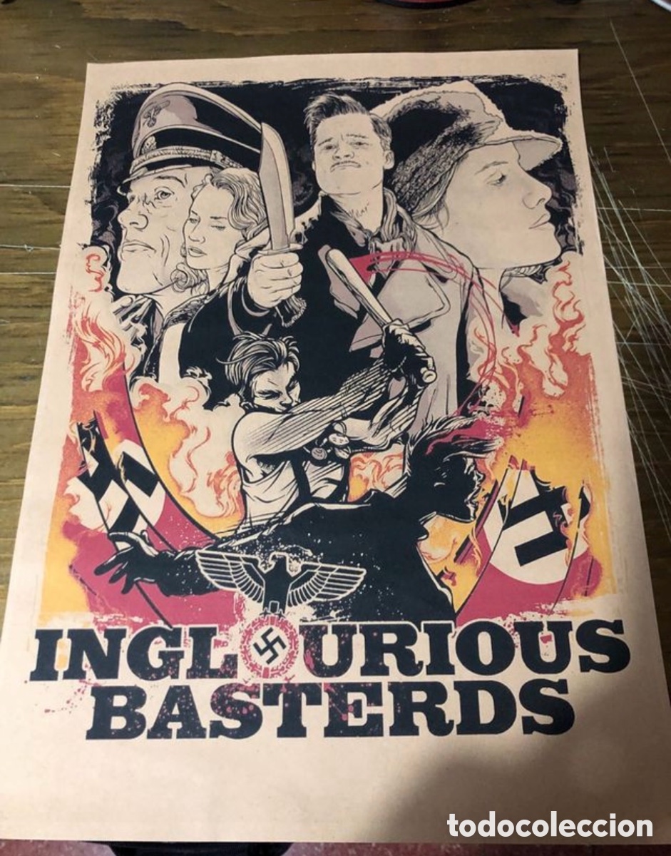 Affiches: P&oacute;ster de la pel&iacute;cula nazi de Malditos bastardos