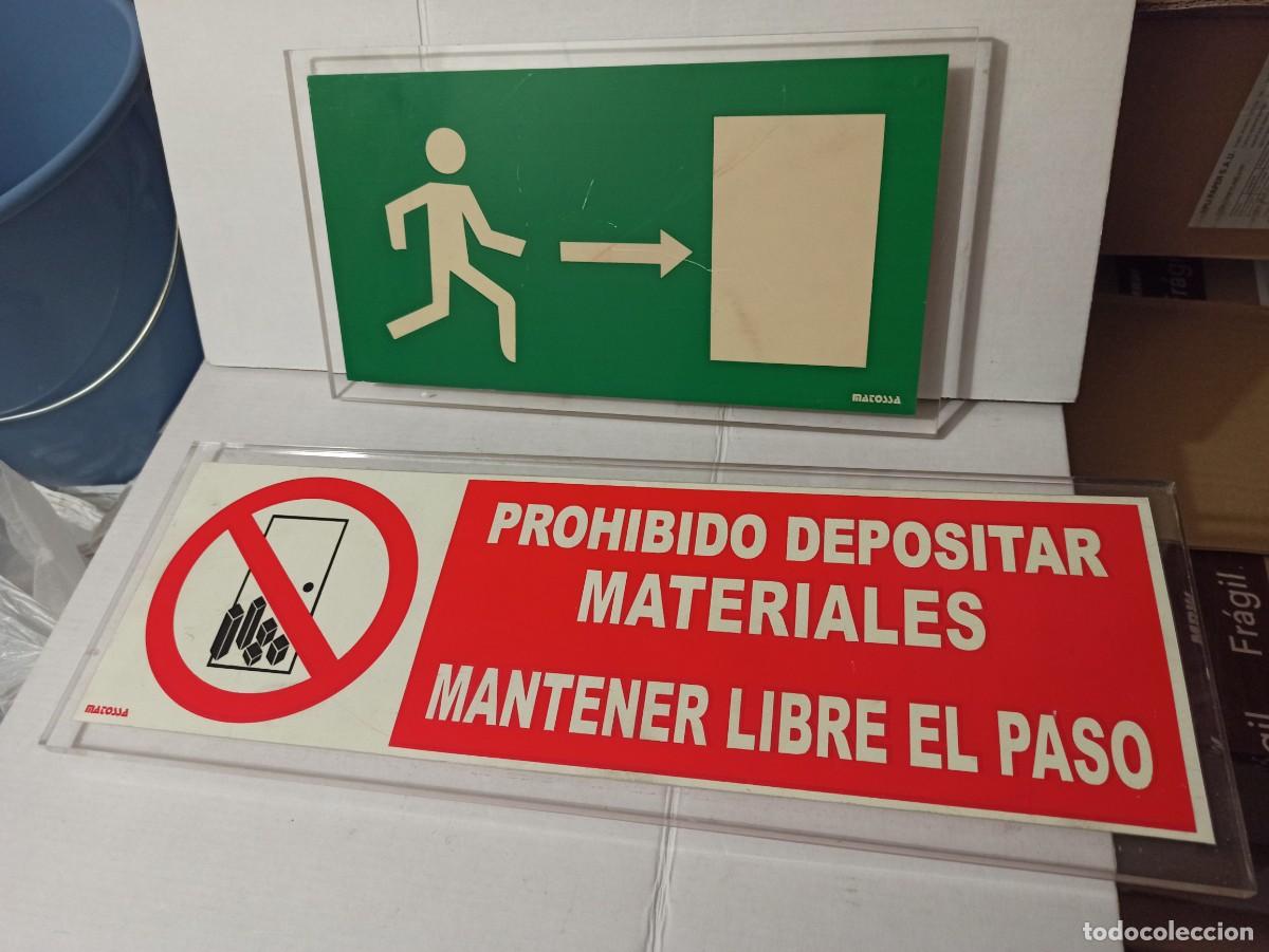 Carteles: Lote de se&ntilde;ales metacrilato. - Foto 2
