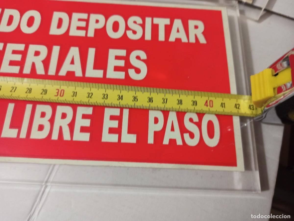 Carteles: Lote de se&ntilde;ales metacrilato. - Foto 4