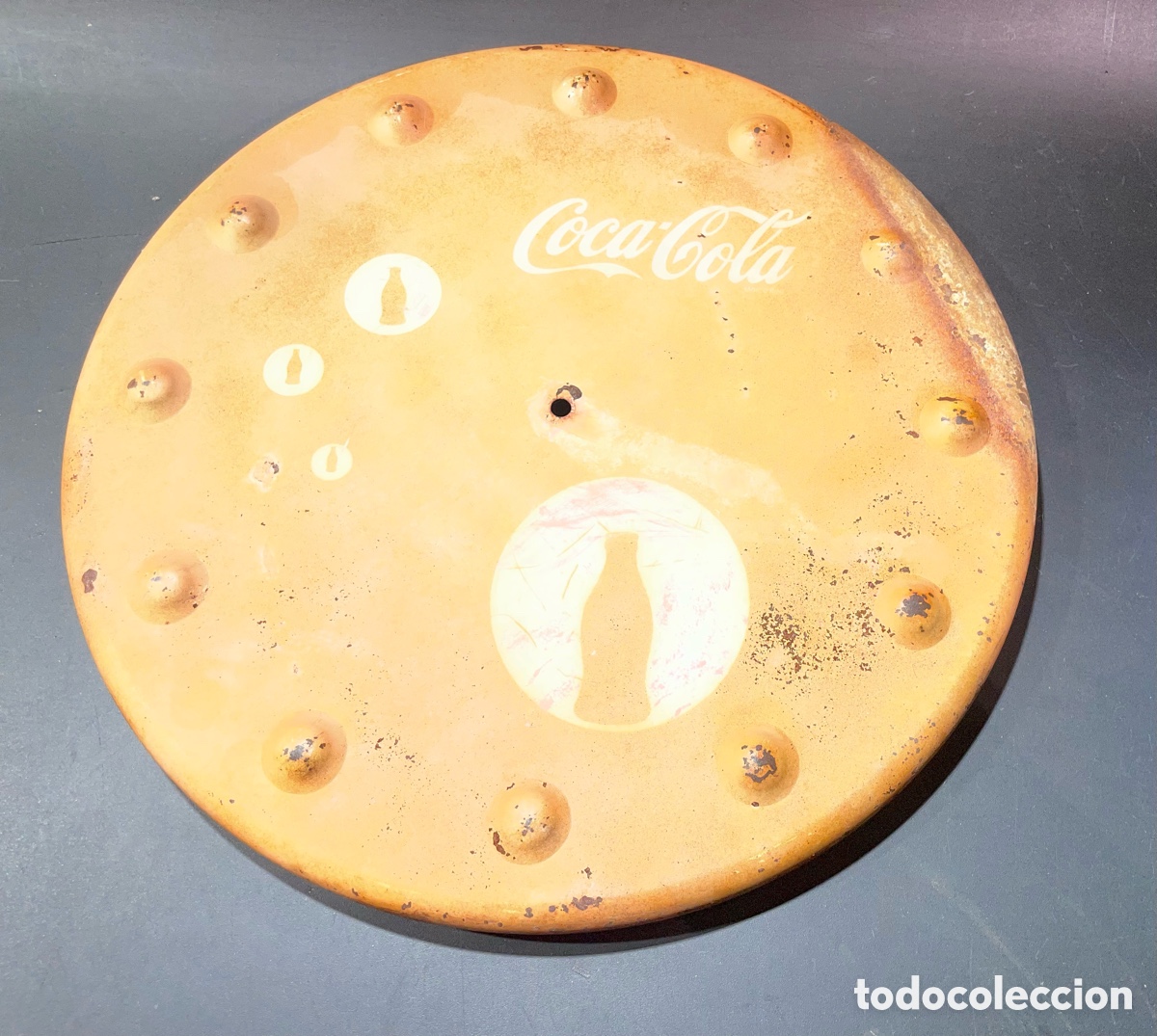 Carteles: Chapa Reloj de Coca Cola - Foto 1