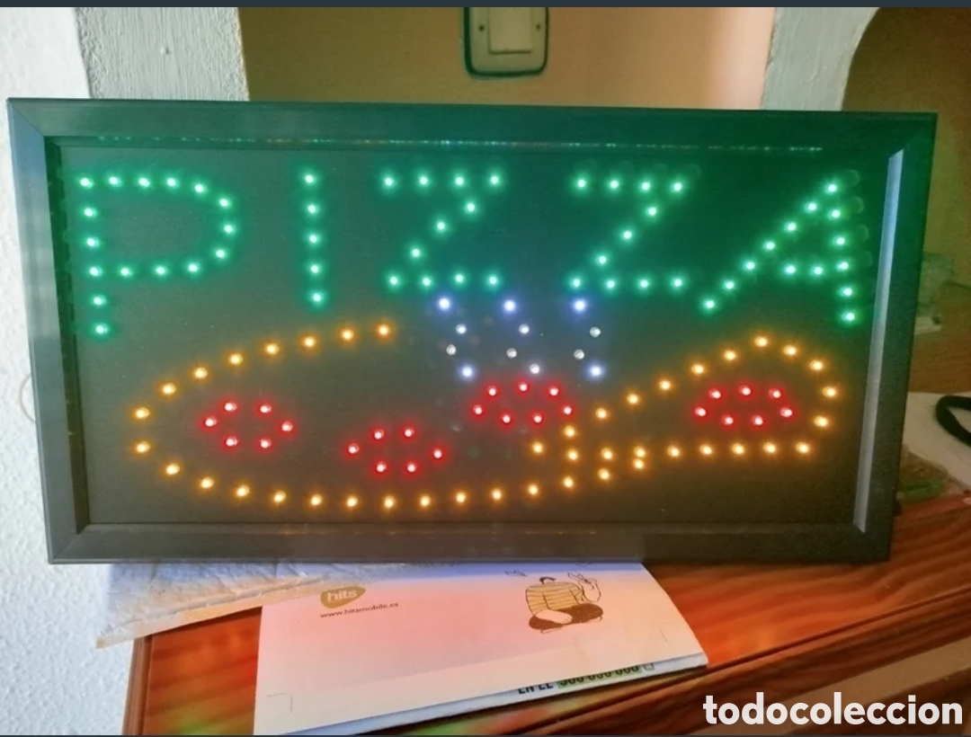 Carteles: Luminoso pizza con palpadeo - Foto 3