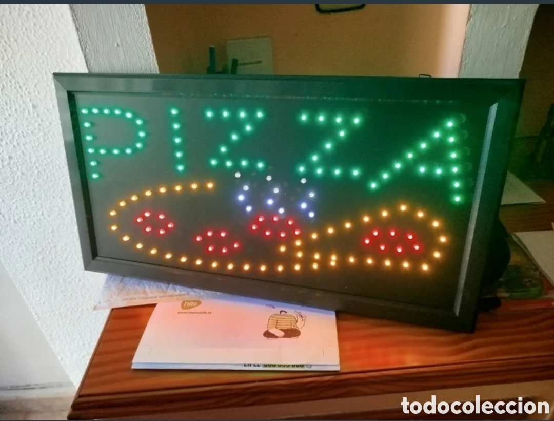 Carteles: Luminoso pizza con palpadeo - Foto 4