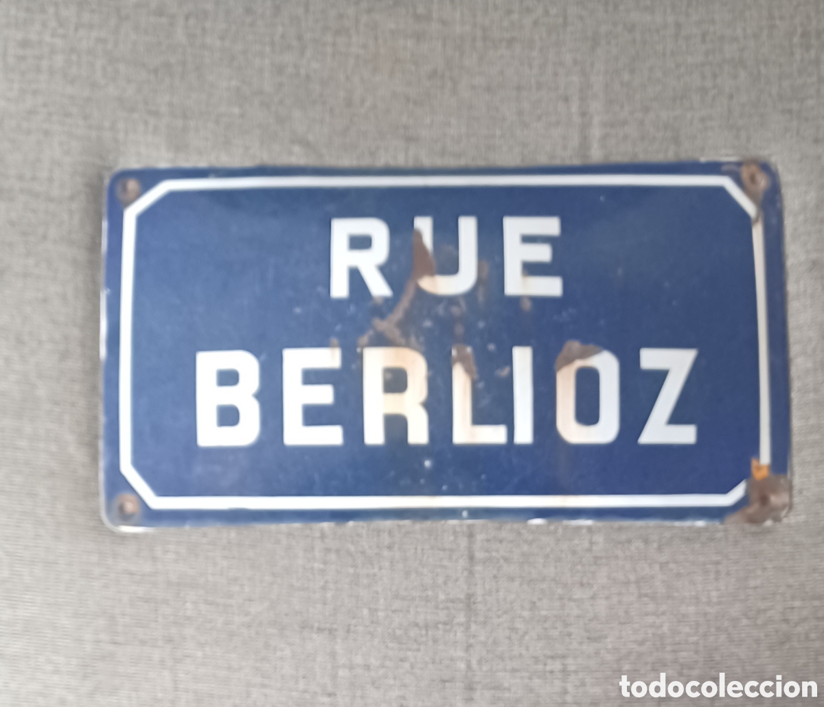 Carteles: Placa Esmaltada Rue Berlioz - Foto 2