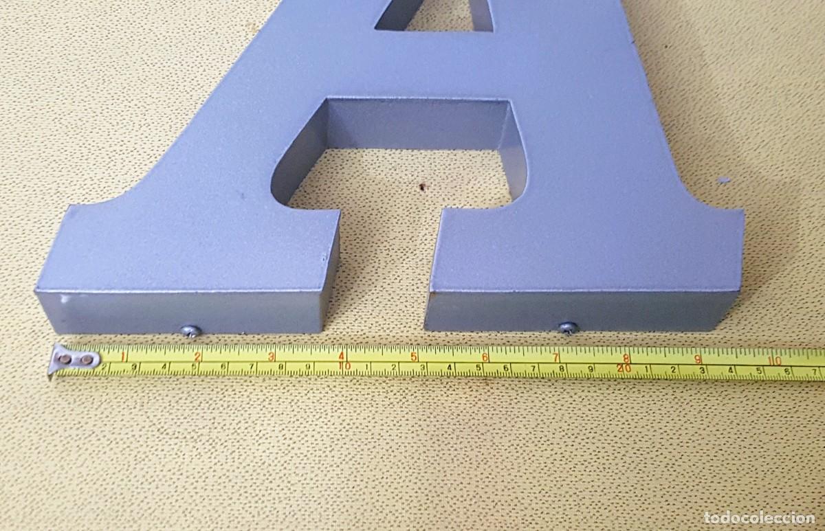 Carteles: LETRA &rdquo;A&rdquo; DE R&Oacute;TULO COMERCIAL EN ALUMINIO - Foto 5