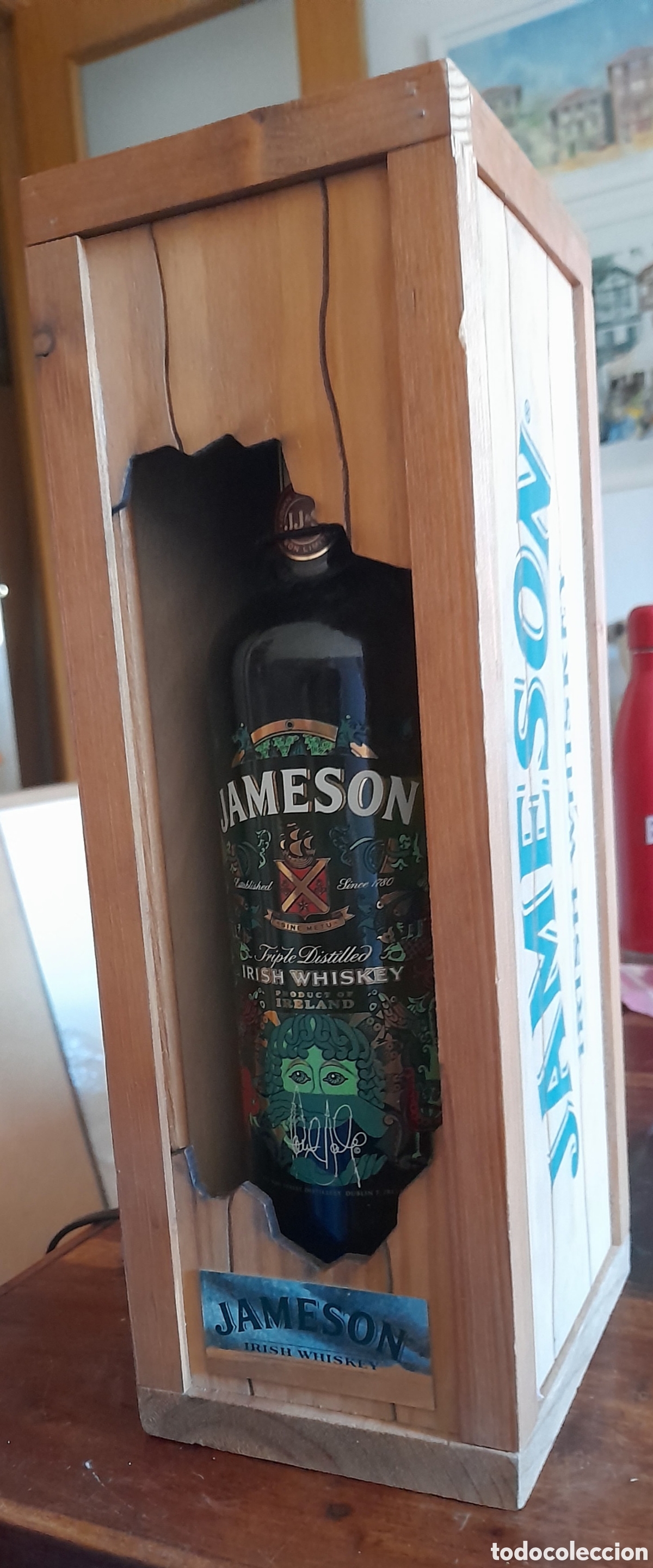 Carteles: Expositor whisky jamenson lampara - Foto 3
