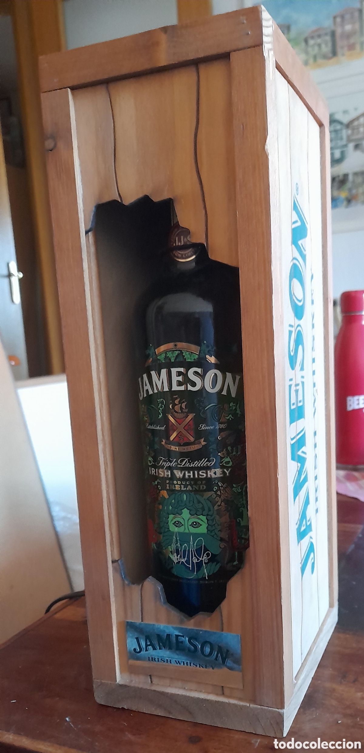 Carteles: Expositor whisky jamenson lampara - Foto 4