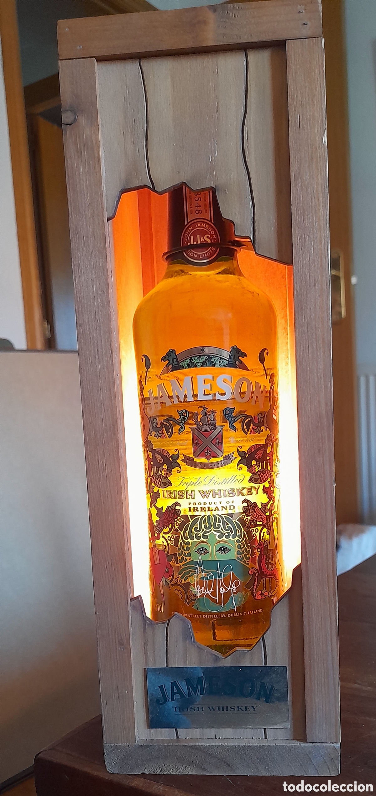 Carteles: Expositor whisky jamenson lampara - Foto 9