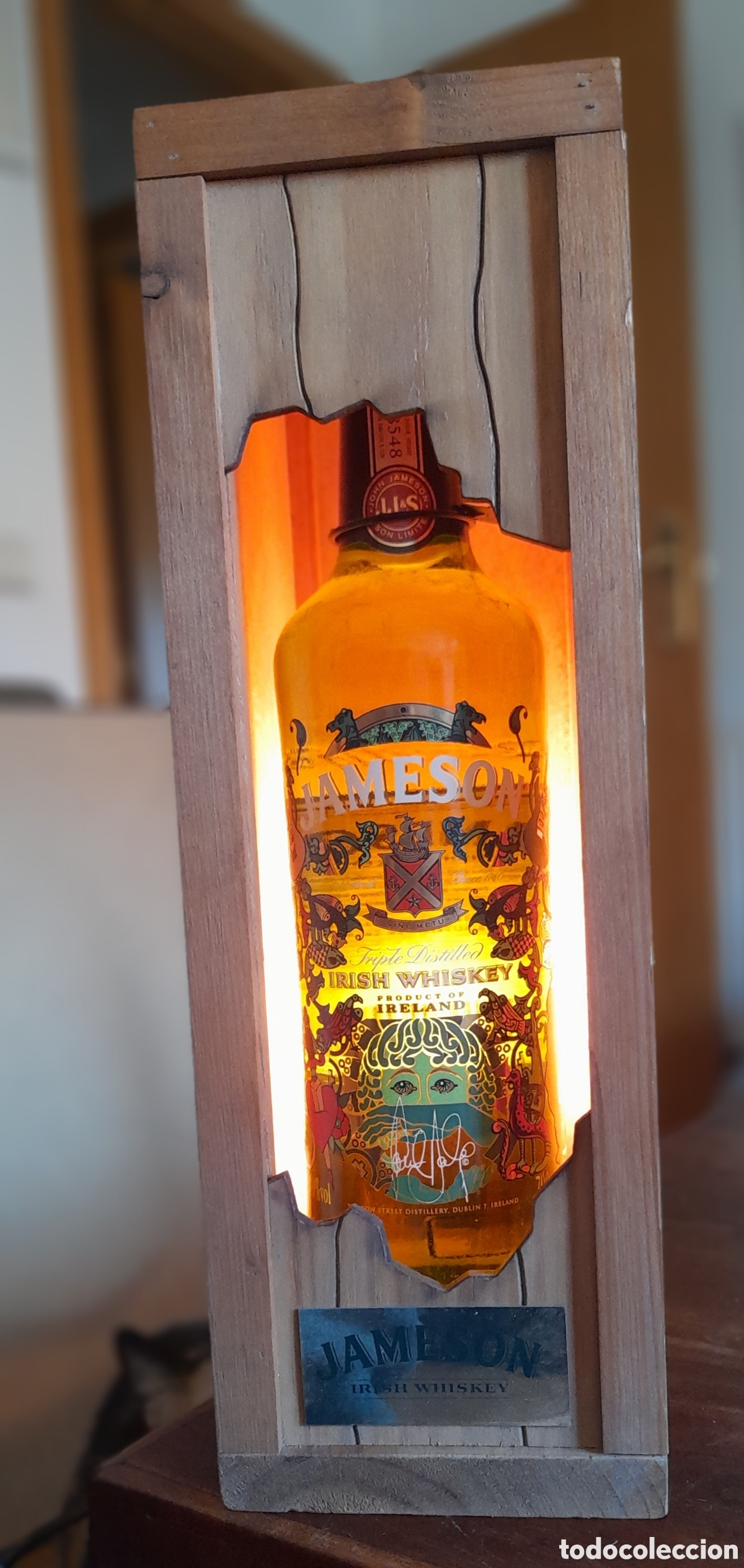 Carteles: Expositor whisky jamenson lampara - Foto 11