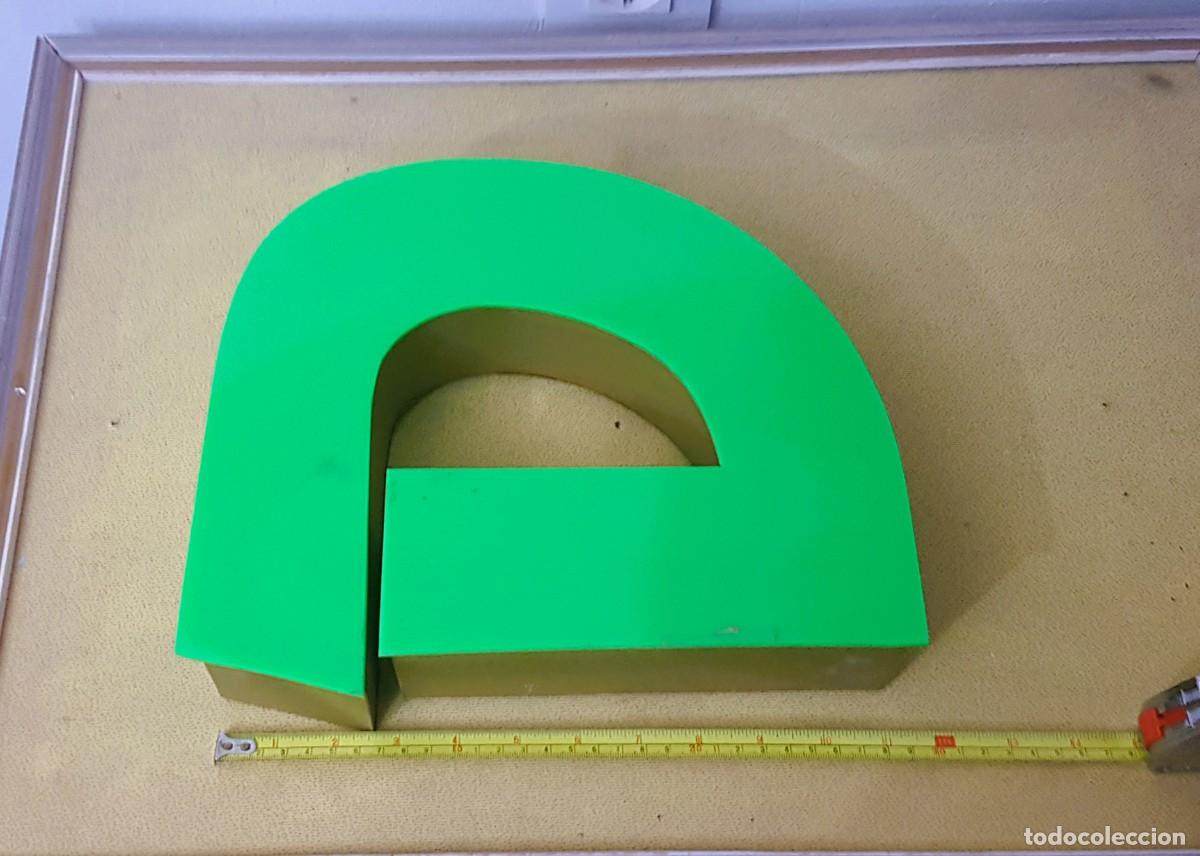 Carteles: LETRA &rdquo;D&rdquo; DE ROTULO COMERCIAL EN ALUMINIO Y PL&Aacute;STICO DE 30 CM. - Foto 7