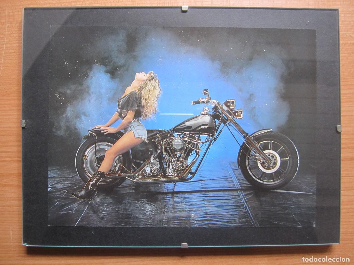 Carteles: cuadro motocicleta harley davidson vintage - Foto 2