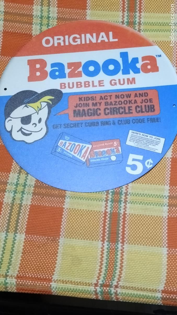 Carteles: CHAPA CHICLE BAZOKA............................................ - Foto 1