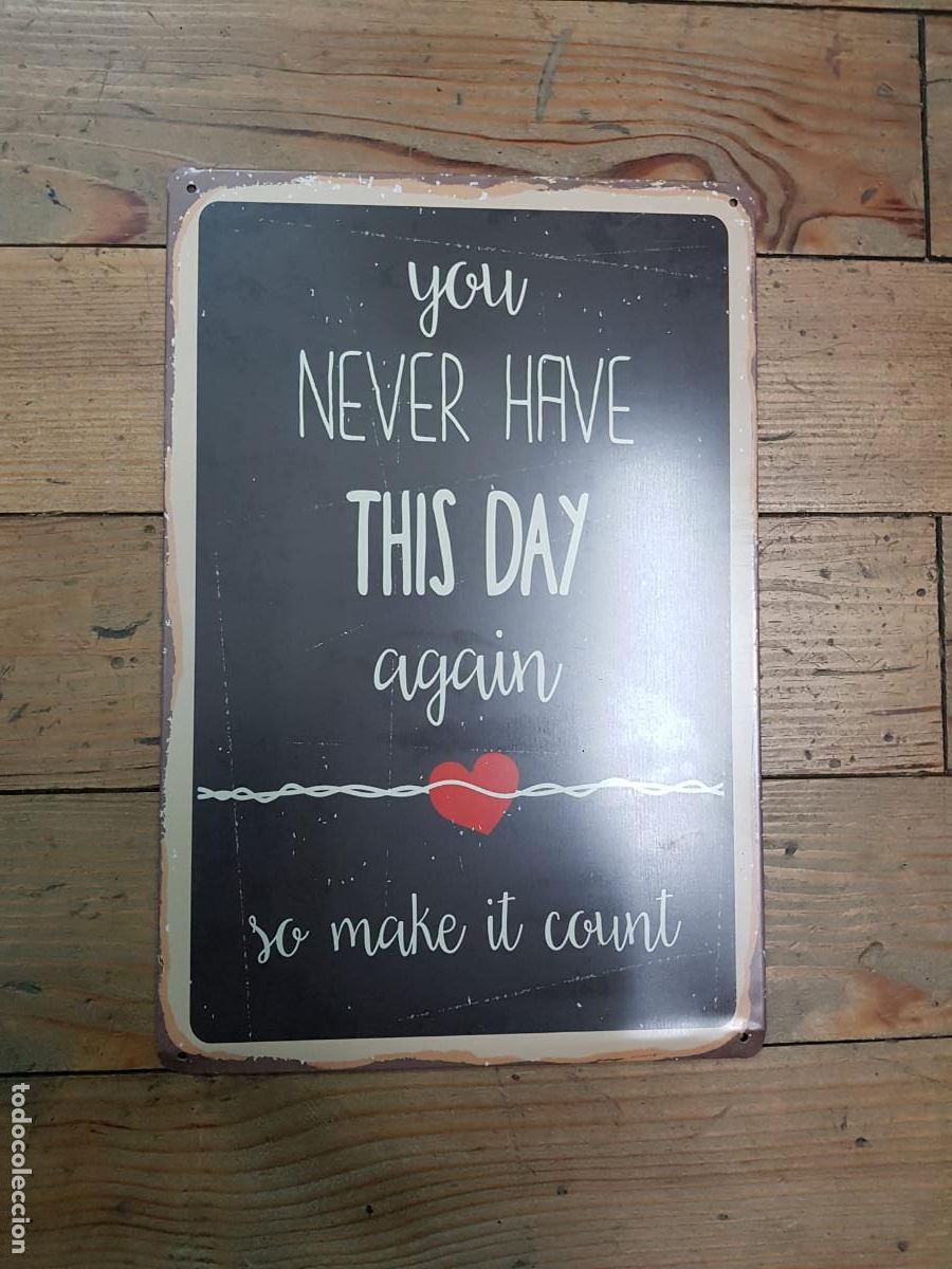 Carteles: CHAPA YOW NEVER HAVE THIS DAY AGAIN - Foto 1