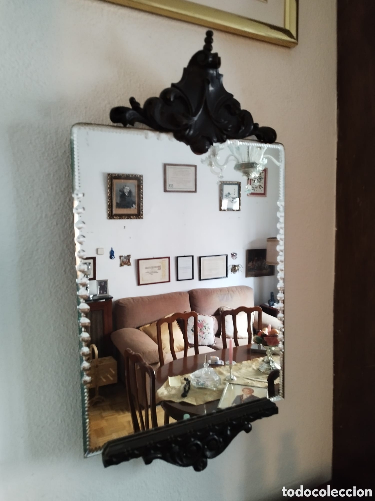 Carteles: ESPEJO ORNAMENTAL. MUY ANTIGUO.