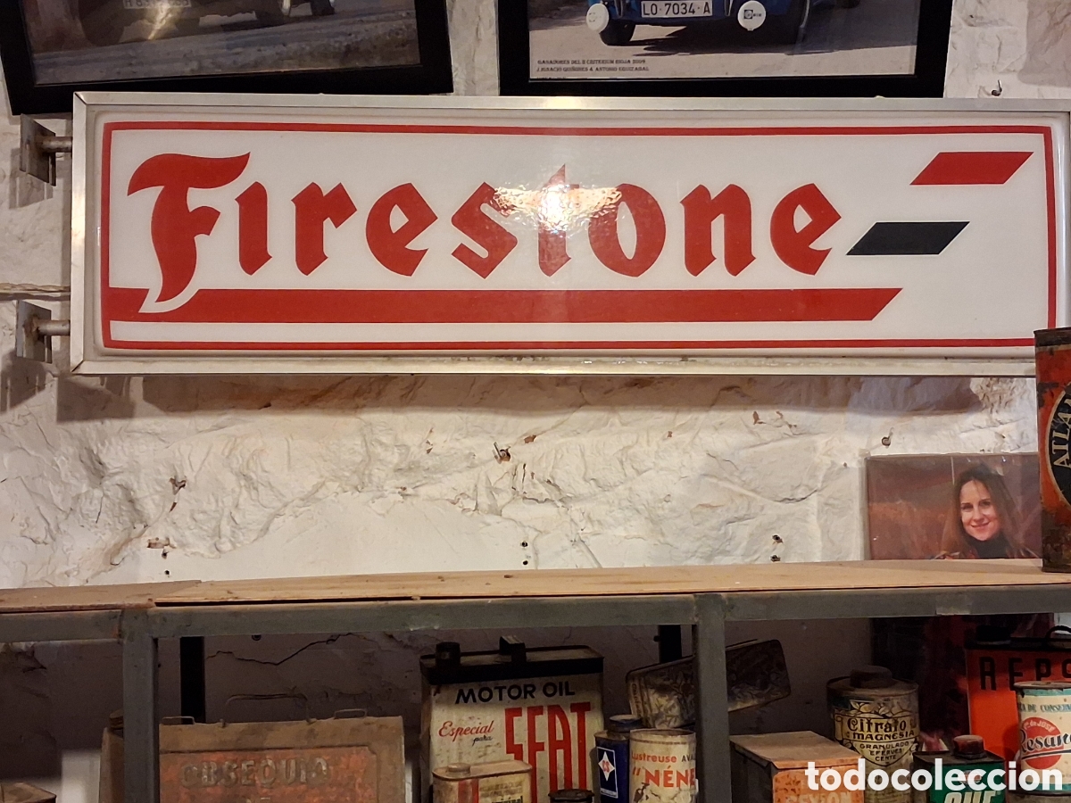 Carteles: cartel luminoso firestone - Foto 1