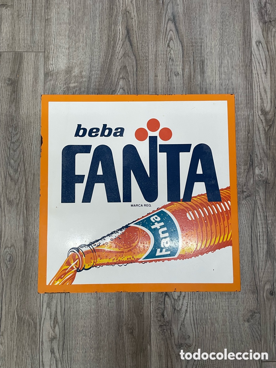 Carteles: Cartel met&aacute;lico FANTA