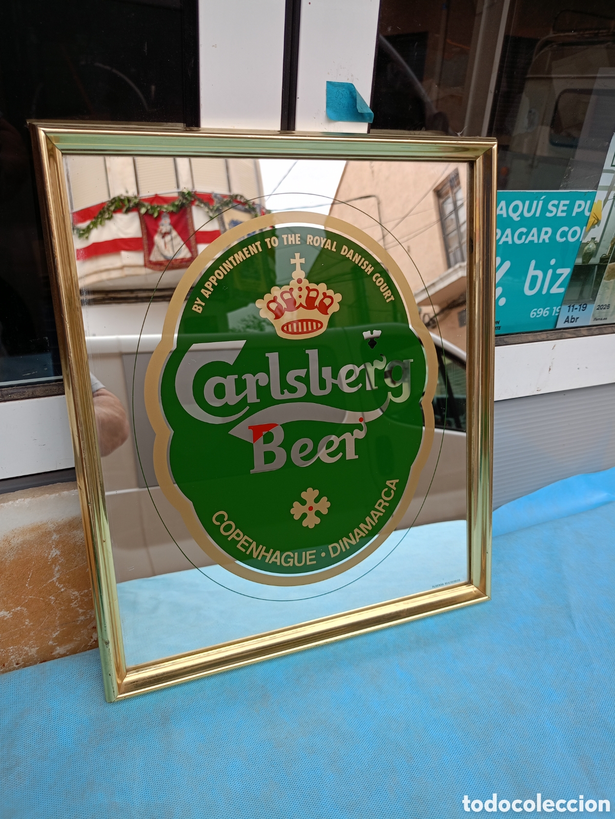 Carteles: ESPEJO CERVEZA CARLSBERG - Foto 1