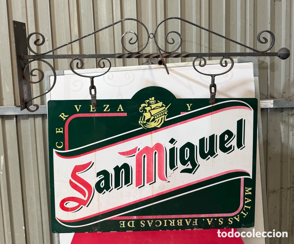 Cartazes: Cartel Cerveza San Miguel con Soporte