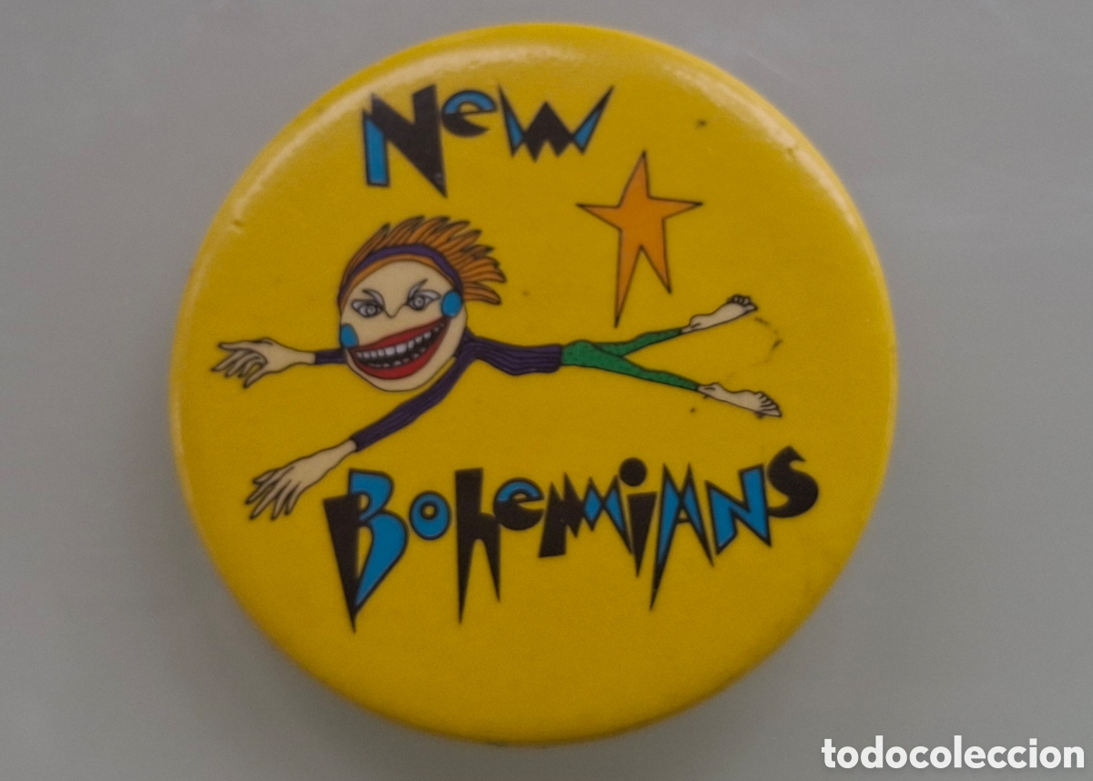 Carteles: CHAPA DEL GRUPO NEW BOHEMIANS