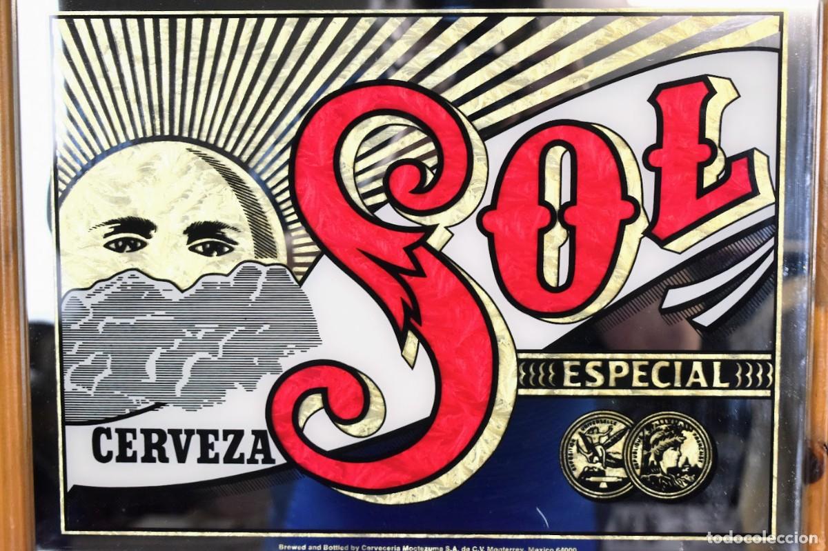 Carteles: Cuadro espejo cerveza Sol Mexico - Foto 2