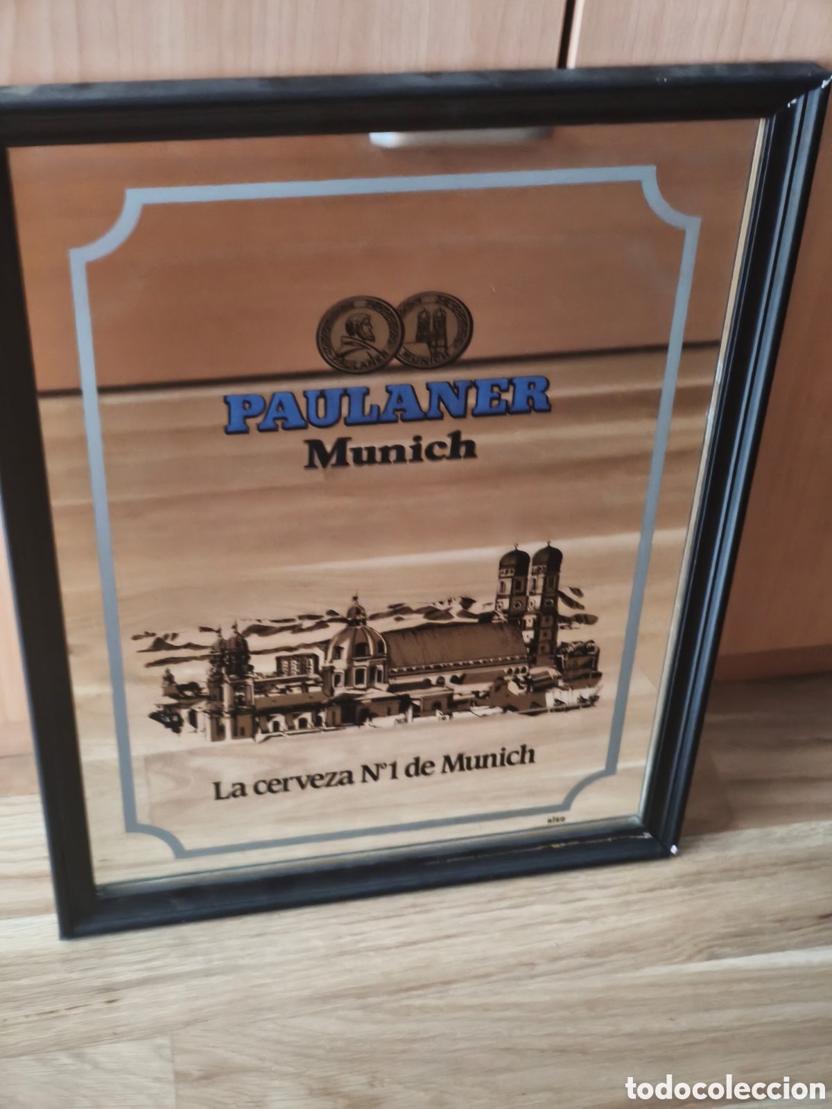Carteles: ESPEJO PUBLICIDAD CERVEZA PAULANER MUNICH