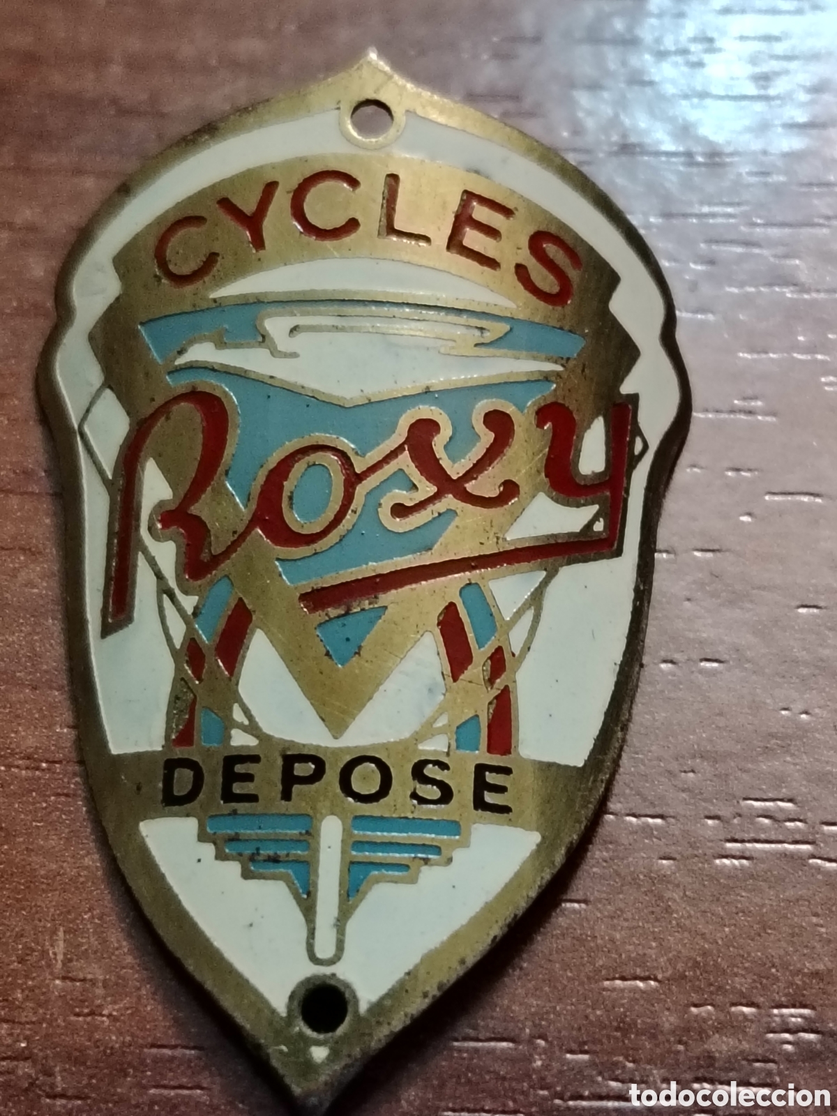 Carteles: Chapa antigua de bicicleta - Foto 1