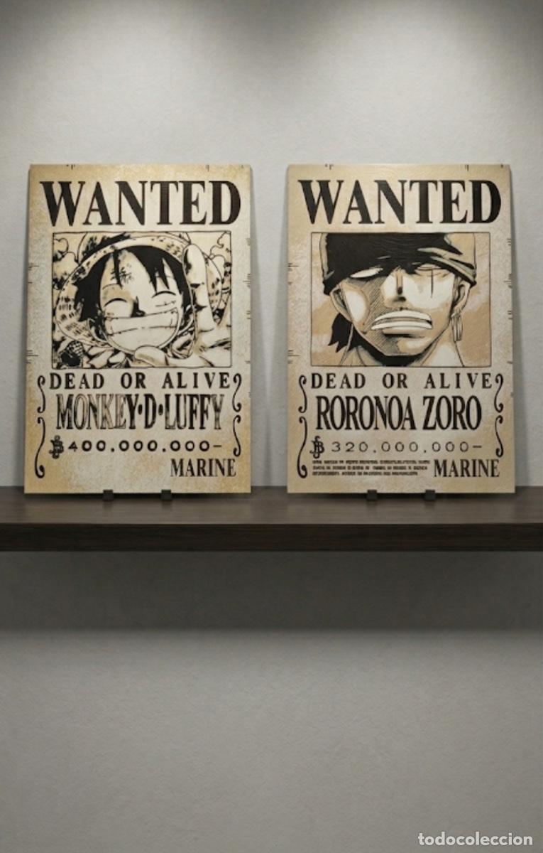 Affiches: Set Galer&iacute;a One Piece : 10/10 Placas Wanted en Relieve - Edici&oacute;n Especial Coleccionista