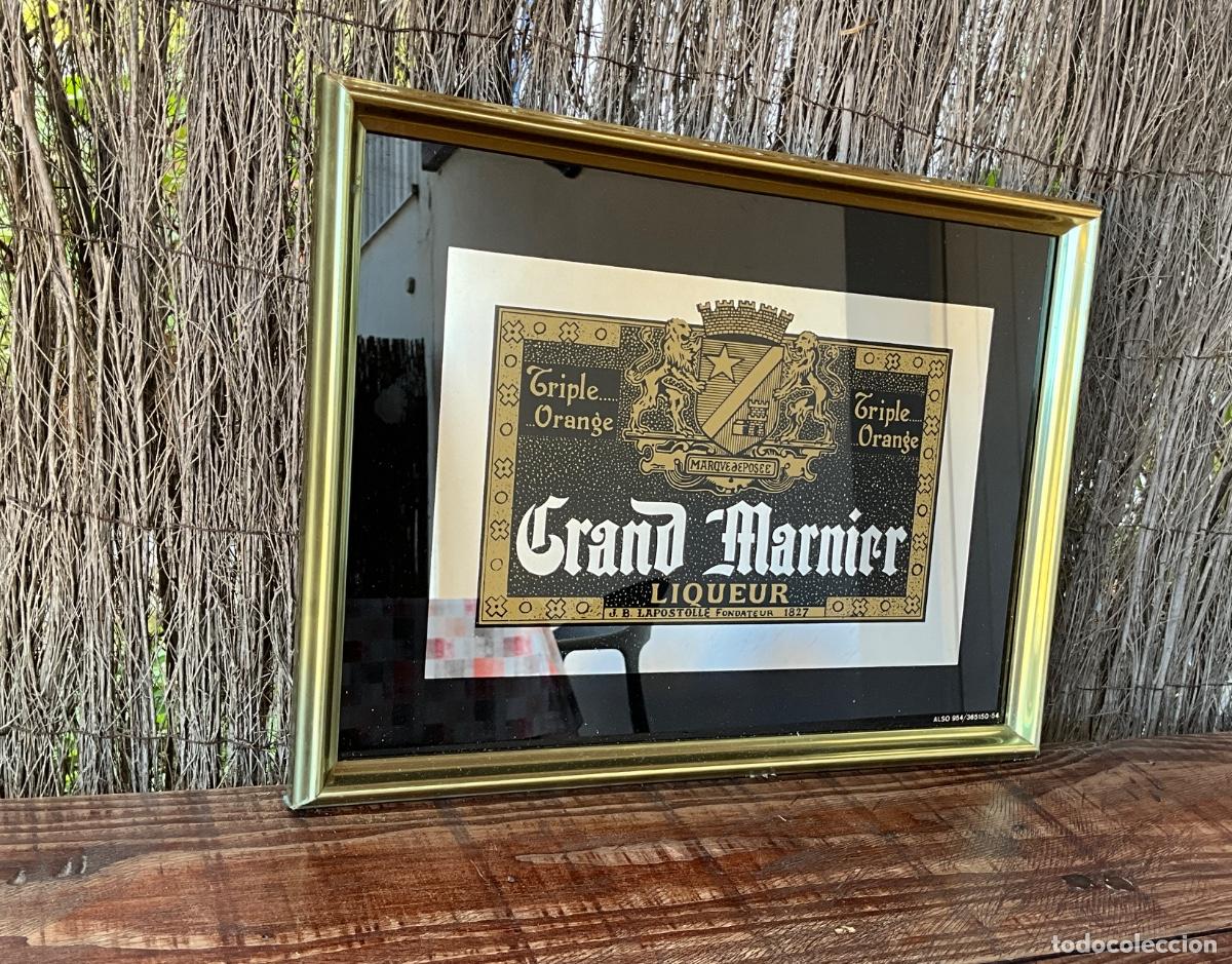 Carteles: CARTEL - ESPEJO DE PUBLICIDAD - GRAND MARNIER - LIQUEUR TRIPLE ORANGE-MIRROR VINTAGE-ALSO PUBLICIDAD