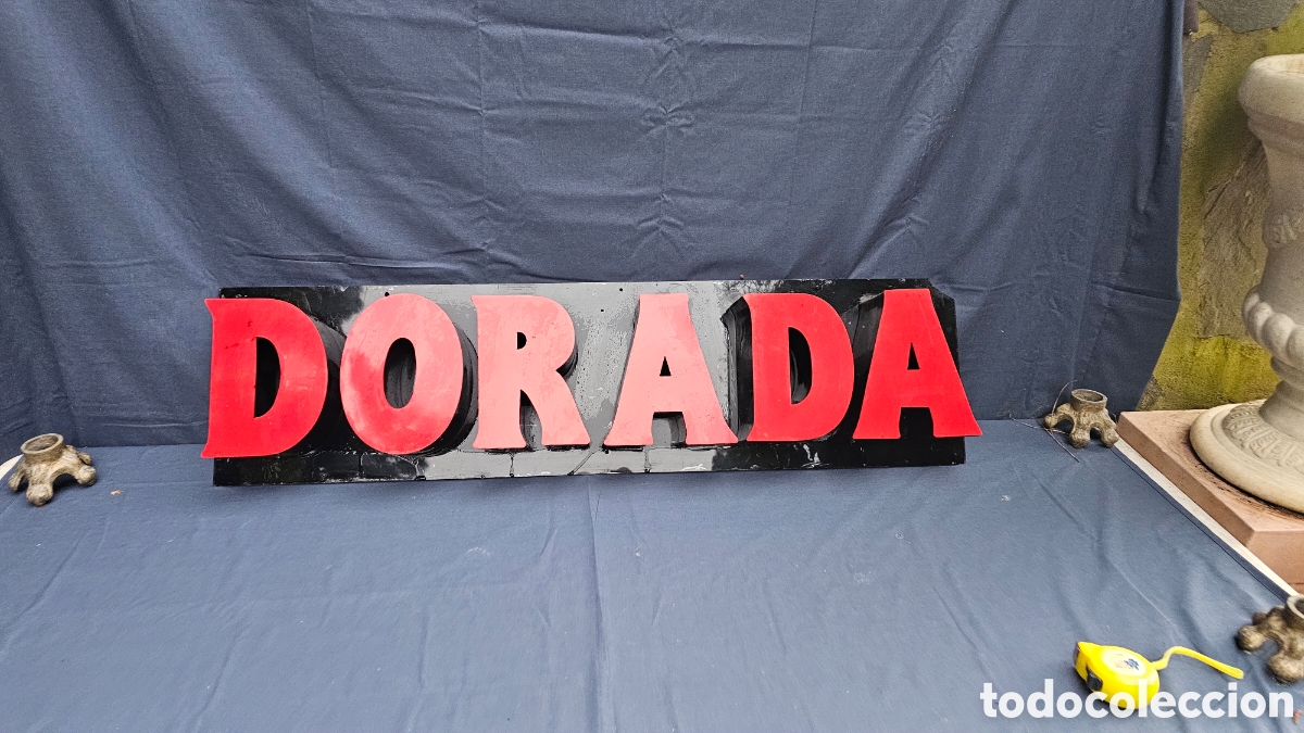 Plakate: Cartel luminoso grande de cerveza Dorada LEER BIEN DESCRIPCI&Oacute;N