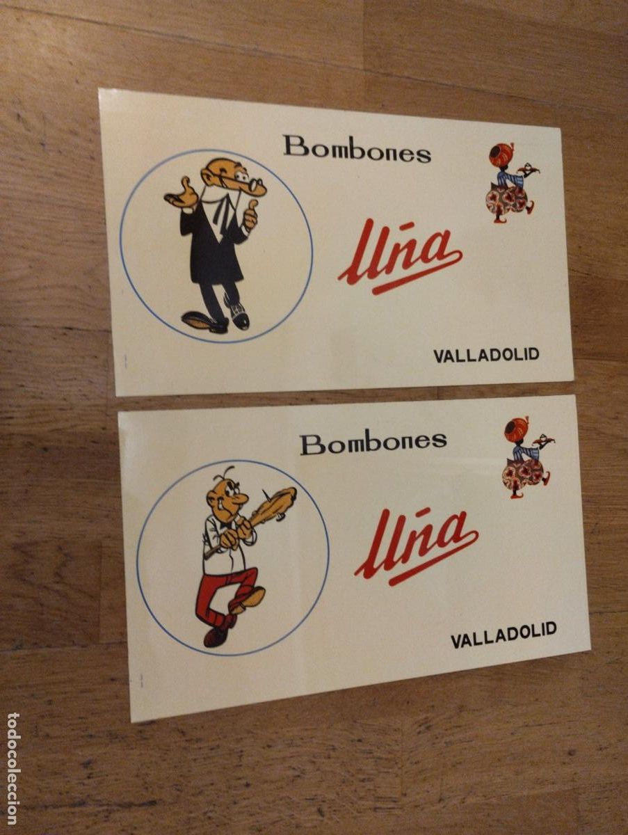 Carteles: Chapas met&aacute;licas antiguas Bombones U&ntilde;a Mortadelo y Filem&oacute;n
