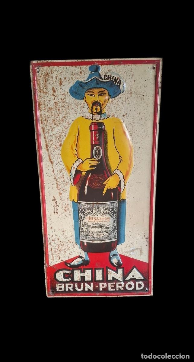 Carteles: (PUB-260507)CARTEL PUBLICITARIO LITOGRAFIADO LICOR DIGESTIVO FRANCES CHINA BRUN-PEROD