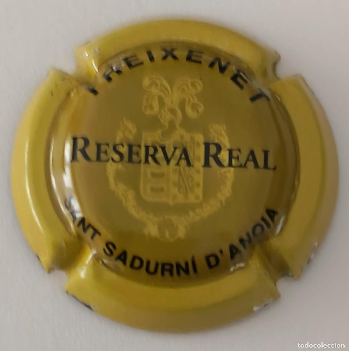 Carteles: Chapa o placa de cava. Cava Freixenet. Reserva Real.