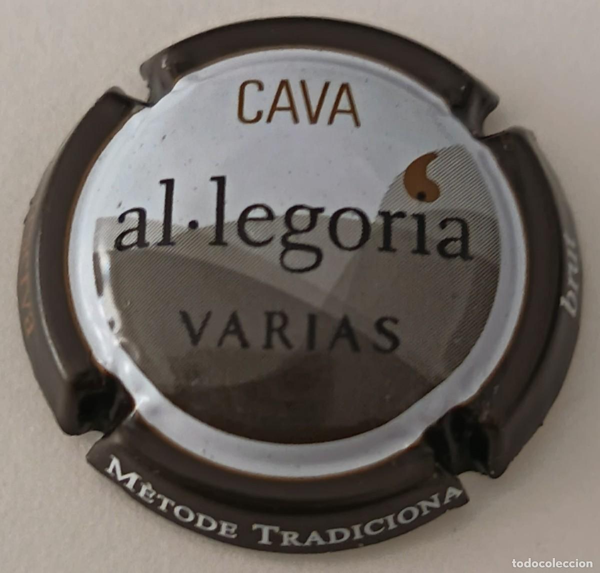 Carteles: Chapa o placa de cava. Cava Al.Legoria. Varias. Brut, nature, reserva. Metodo tradicional.