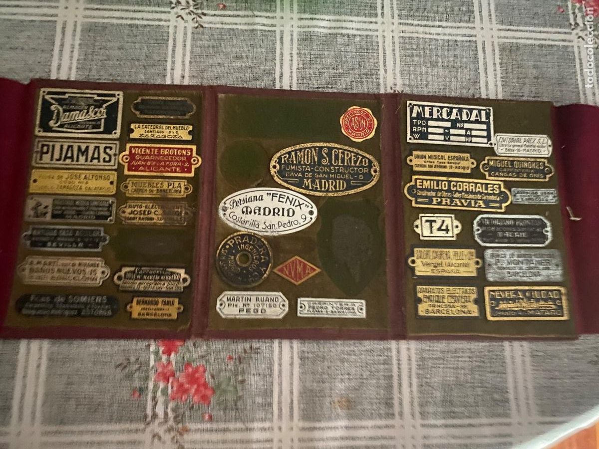 Carteles: Lote antiguas chapas peque&ntilde;as con publicidad