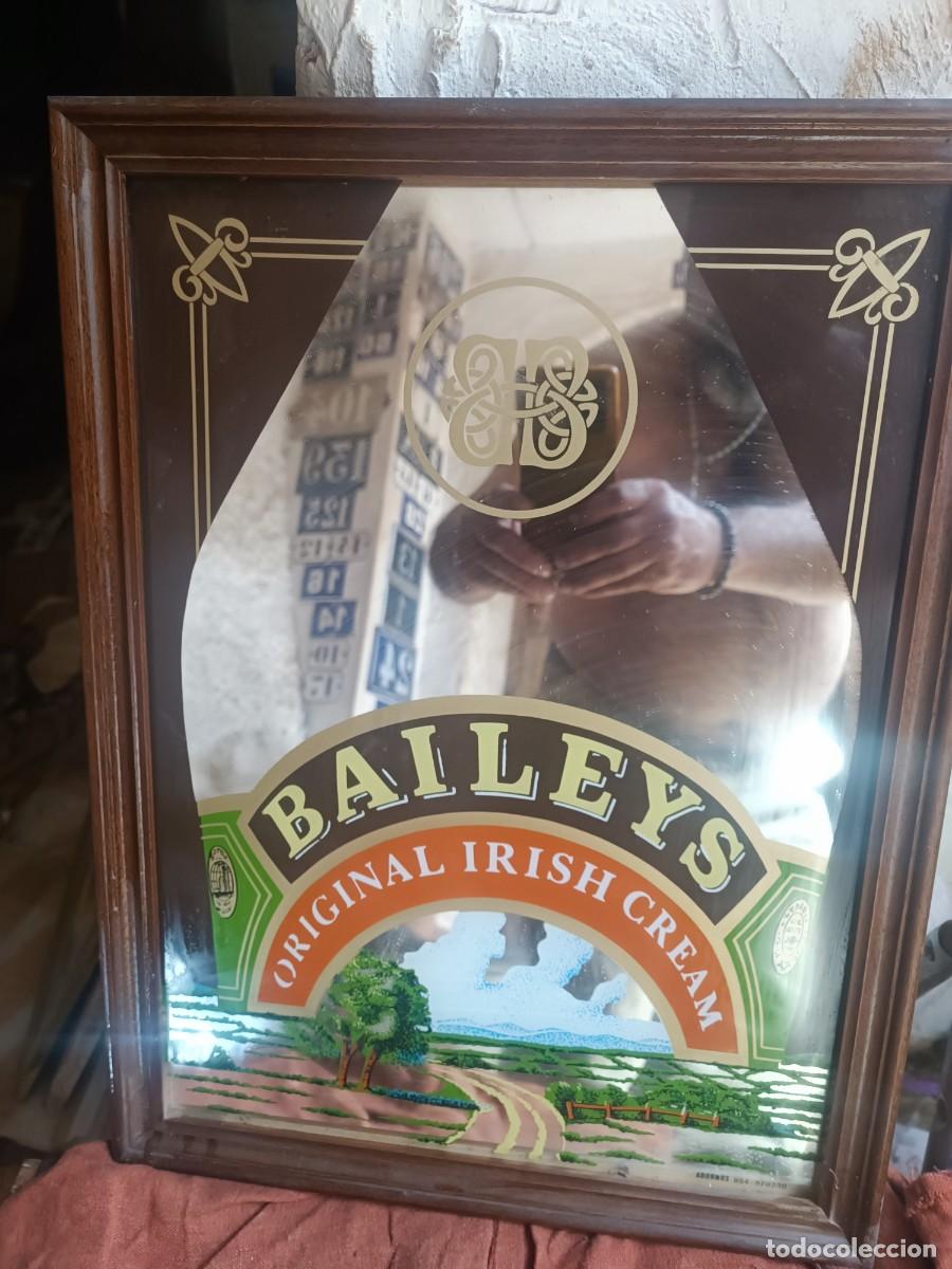 Carteles: Cartel espejo antiguo de baileys