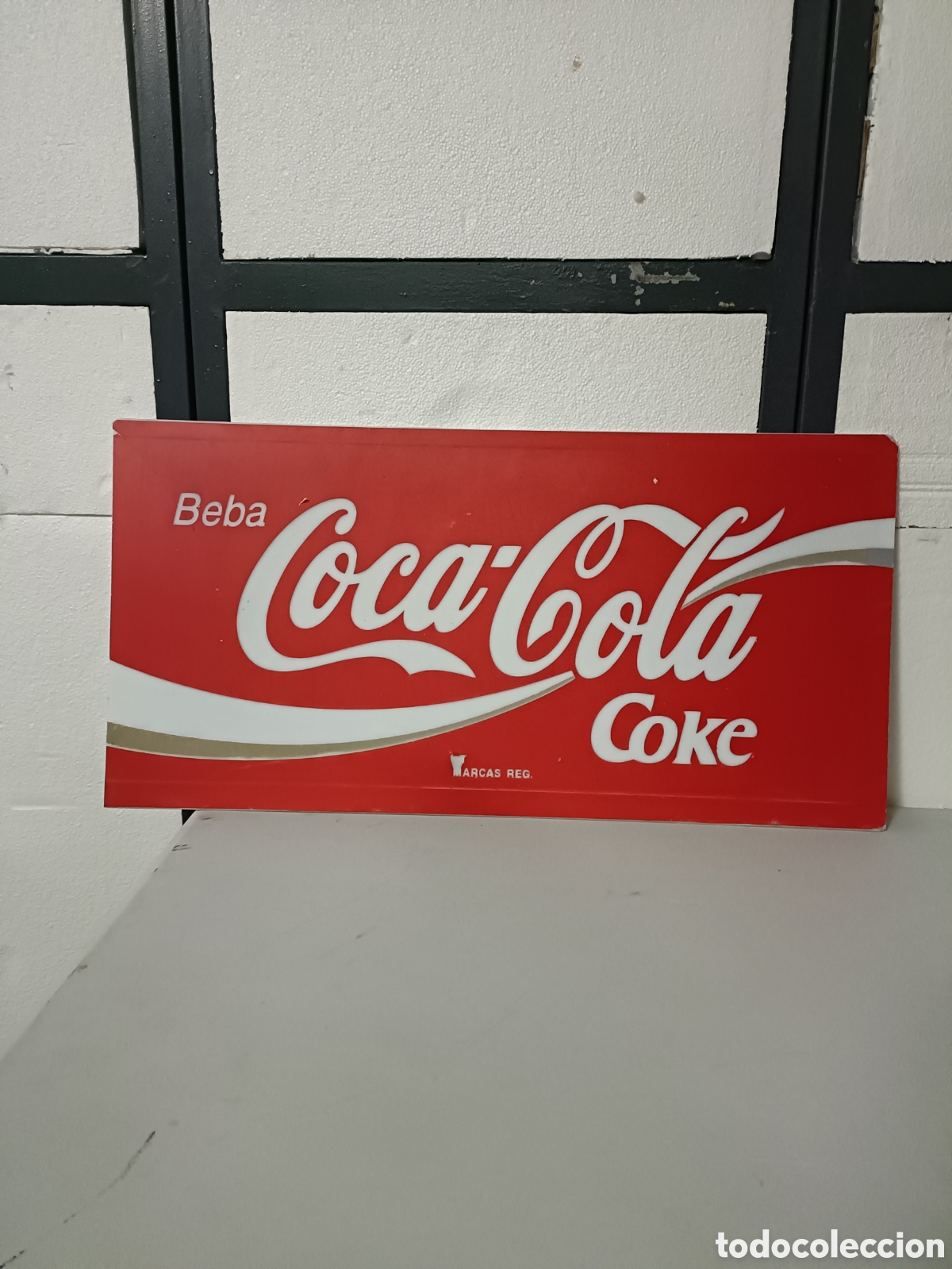 Carteles: Cartel original Coca Cola metacrilato