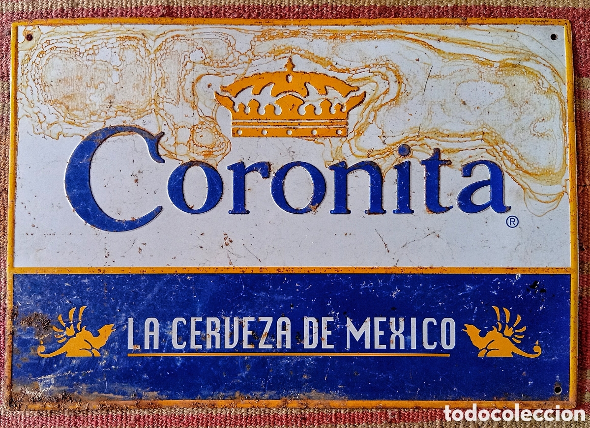 Carteles: Cartel publicidad cerveza Coronita