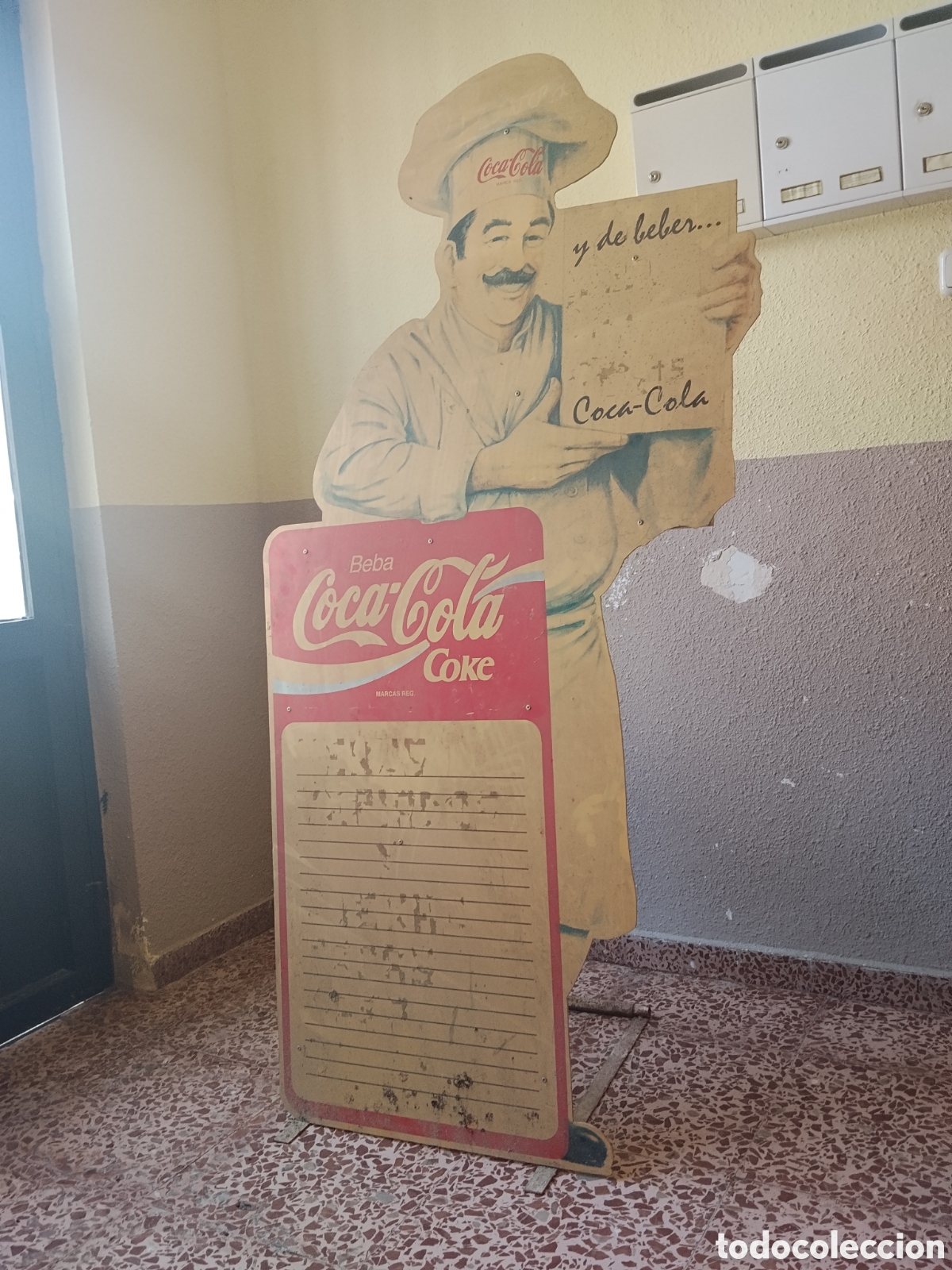Carteles: Cartel de Cocacola antiguo