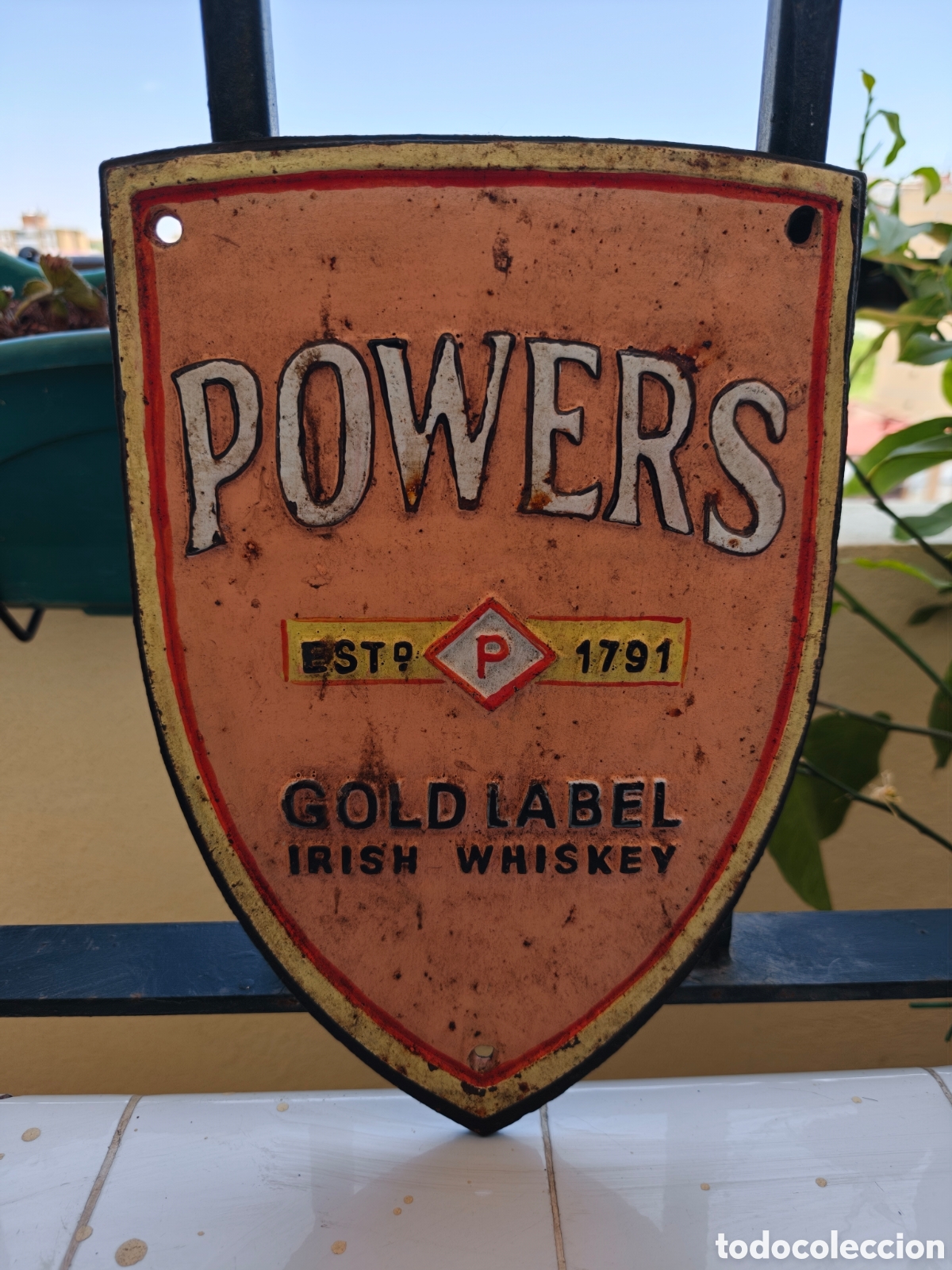 Carteles: ANTIGUO ANUNCIO MARCA WHISKY POWERS