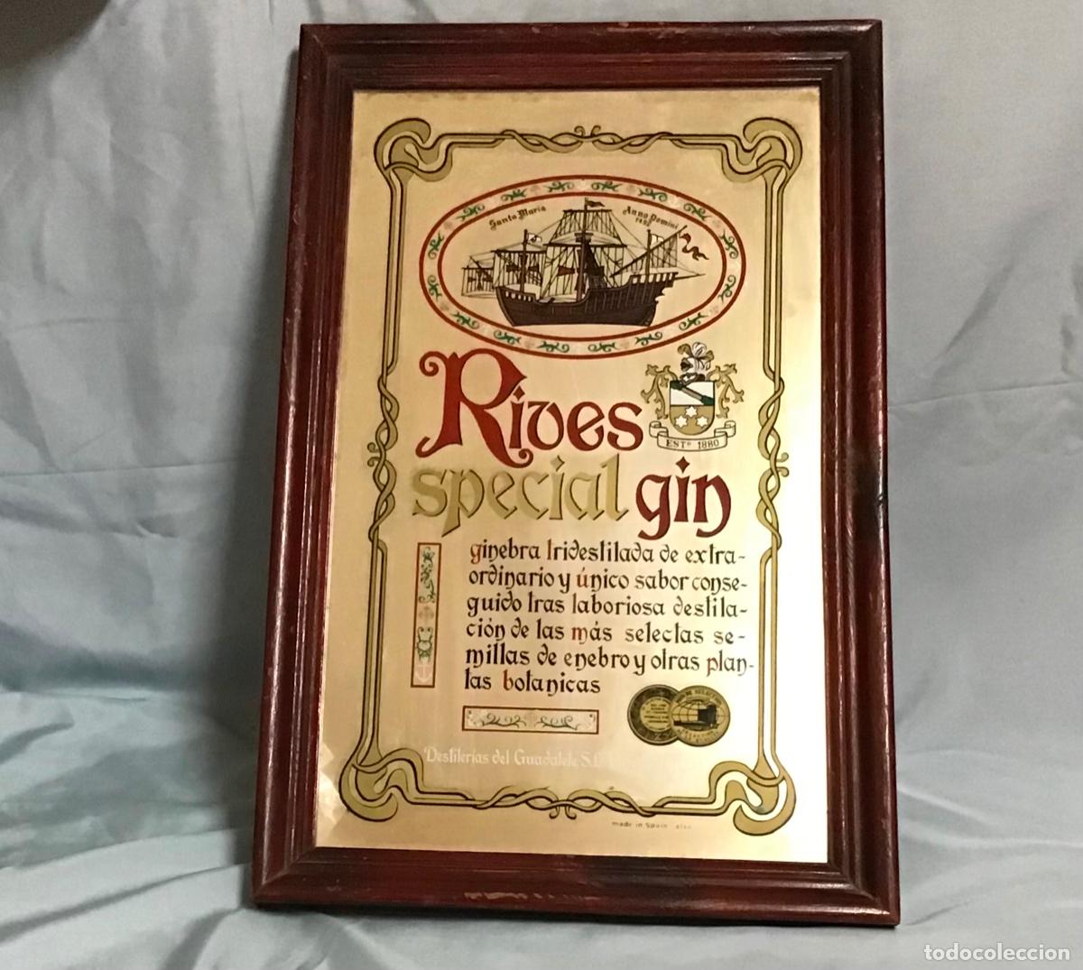 Carteles: RIVES ESPECIAL GIN, ESPEJO DE PUBLICIDAD