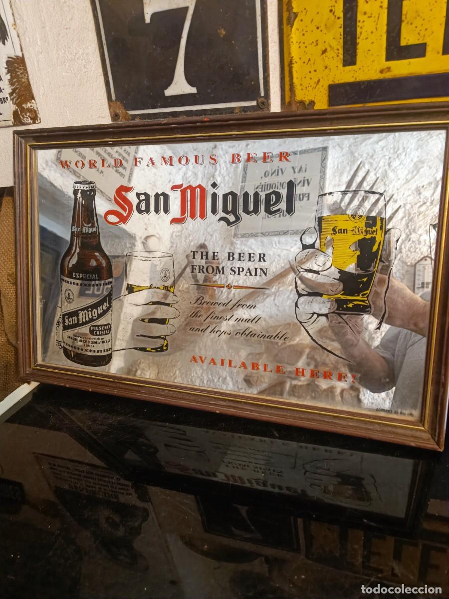 Carteles: Cartel antiguo cerveza san miguel
