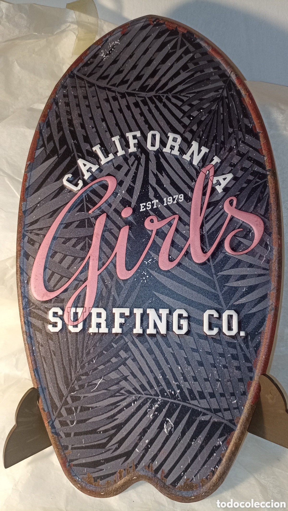 Carteles: &rdquo;California Girls Surfing Co.&rdquo;Metal A estrenar 37/20 cm