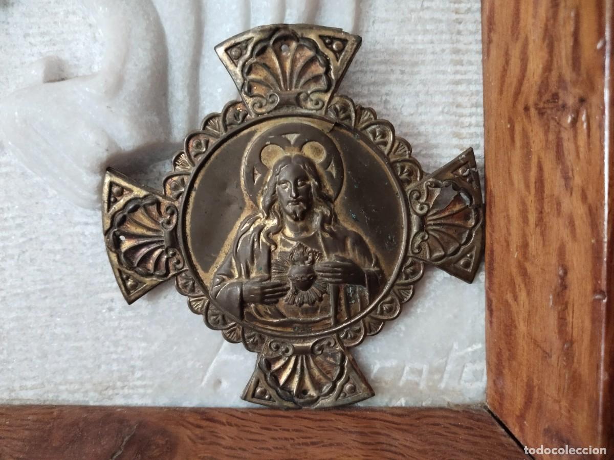 Carteles: Antigua placa de puerta del Coraz&oacute;n de Jes&uacute;s. - Foto 1