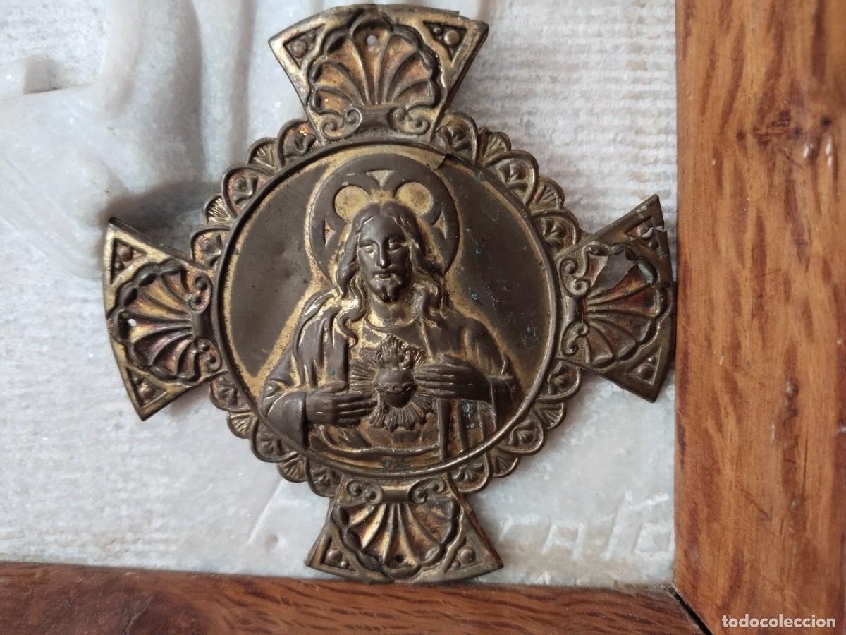 Carteles: Antigua placa de puerta del Coraz&oacute;n de Jes&uacute;s. - Foto 3