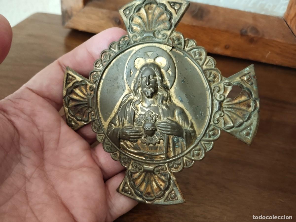 Carteles: Antigua placa de puerta del Coraz&oacute;n de Jes&uacute;s. - Foto 4