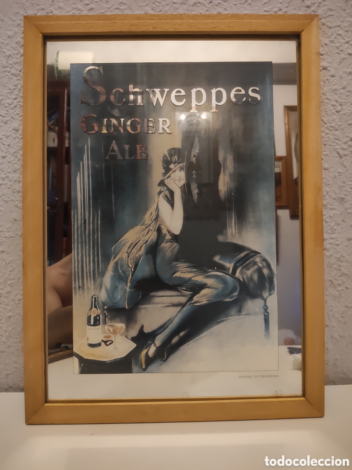 Carteles: CUADRO ESPEJO PUBLICIDAD SCHWEPPES - Foto 1