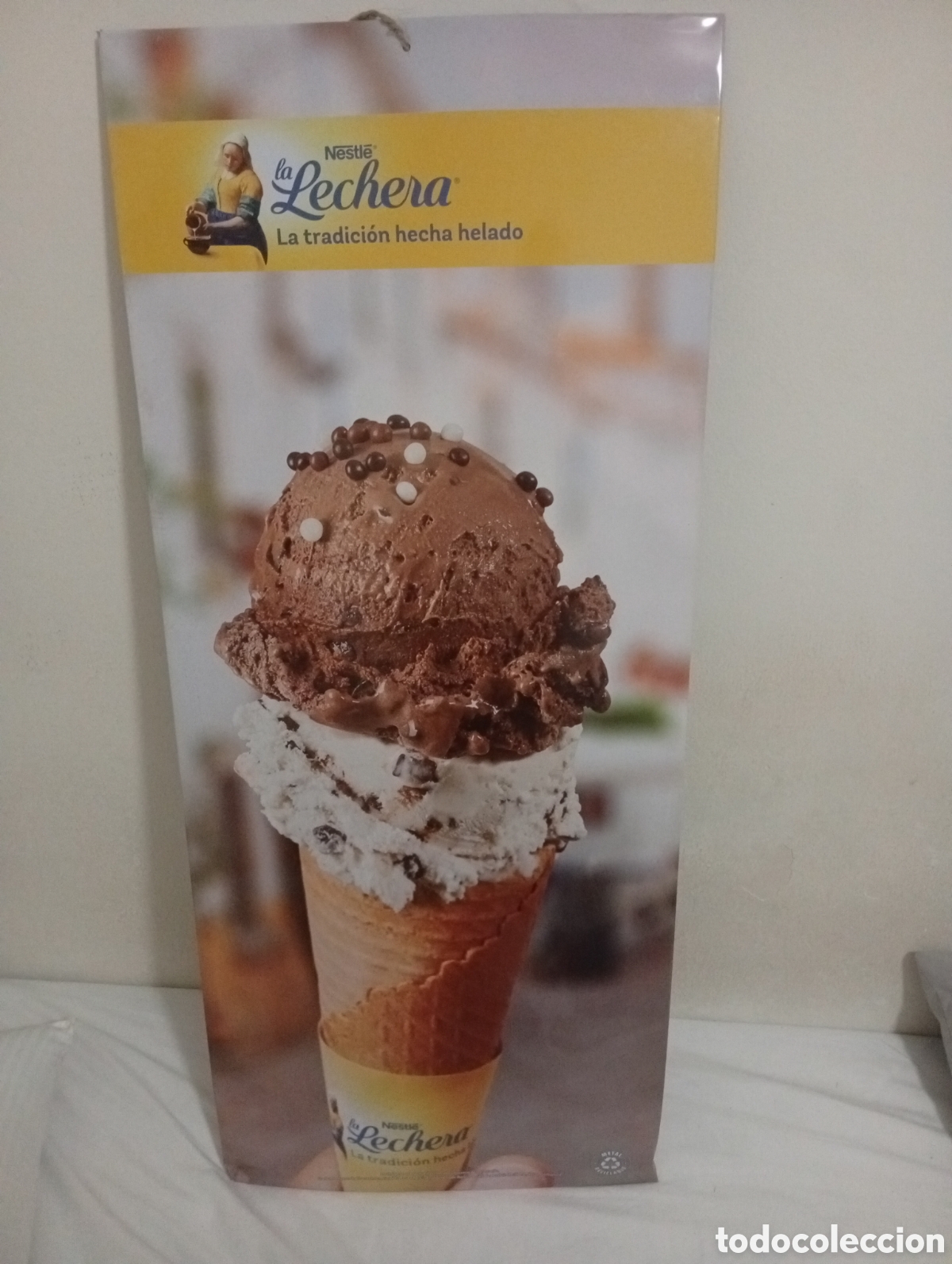 Posters: Chapa cartel la lechera Nestl&eacute;